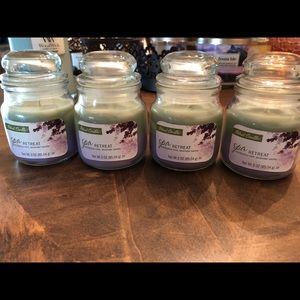 Set of four Spa Retreat Candles